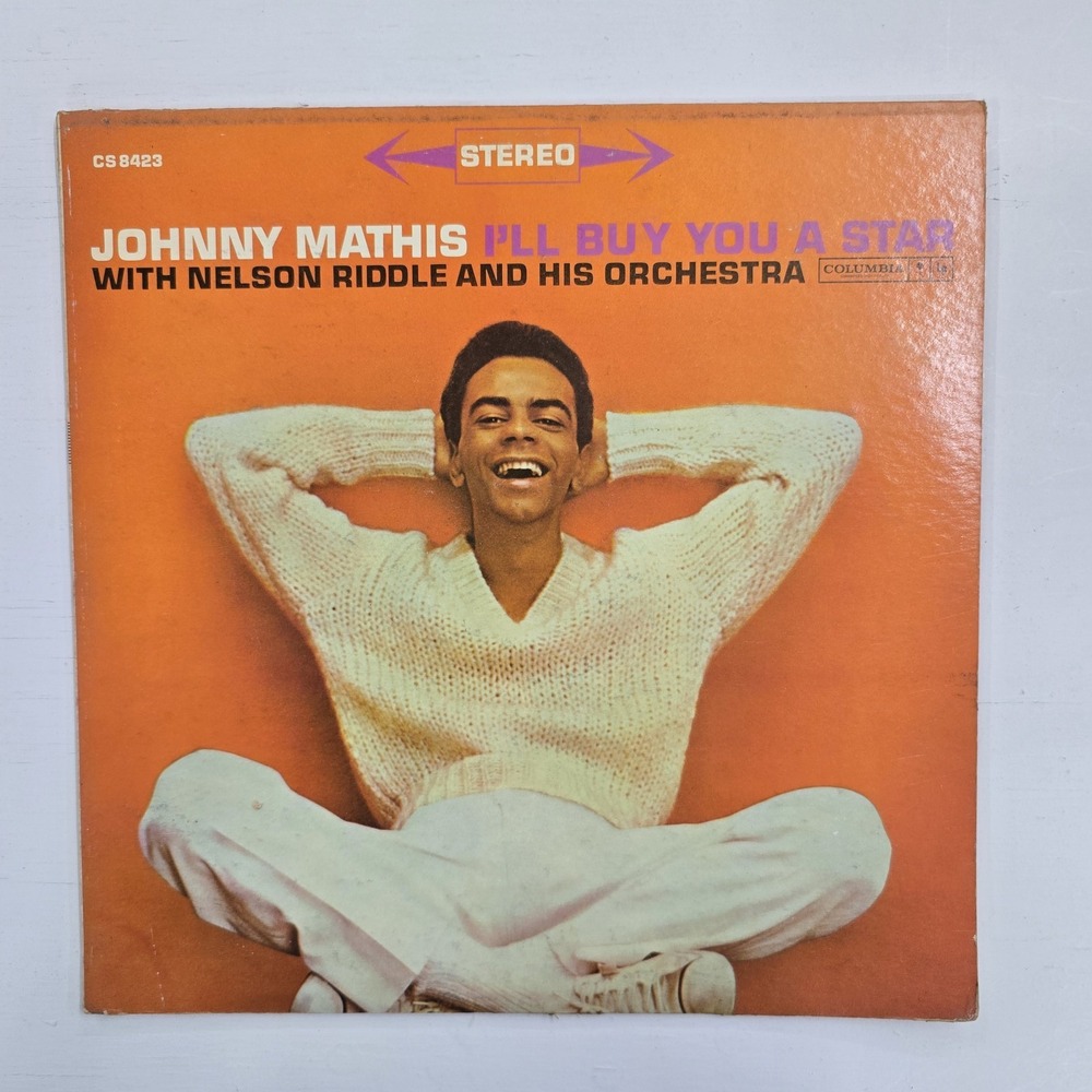 Johnny Mathis I'll Buy You a Star LP VG/VG Vocal Jazz 1961 Vintage Vinyl CS 8423